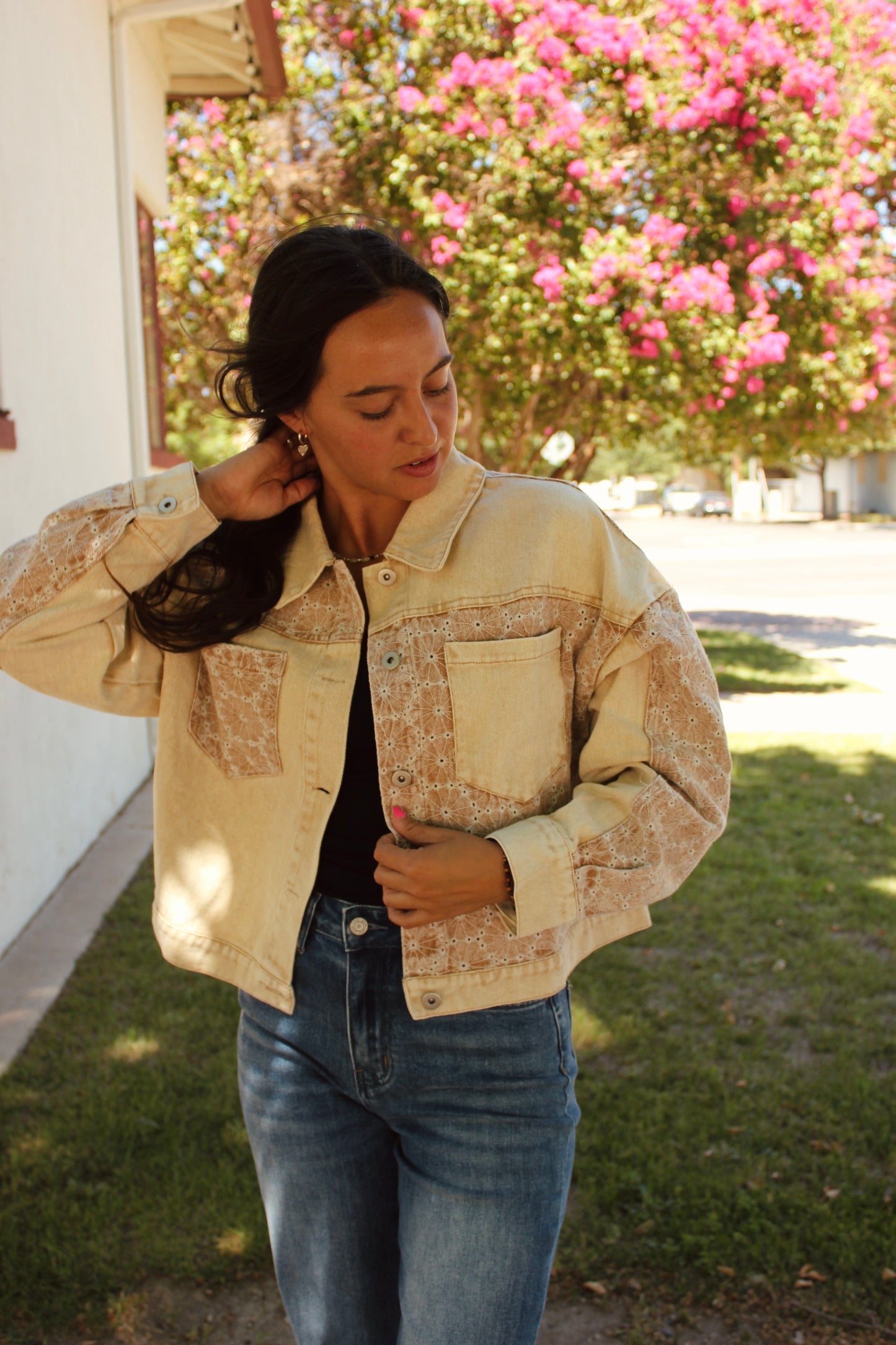 Taupe Button Up Jacket