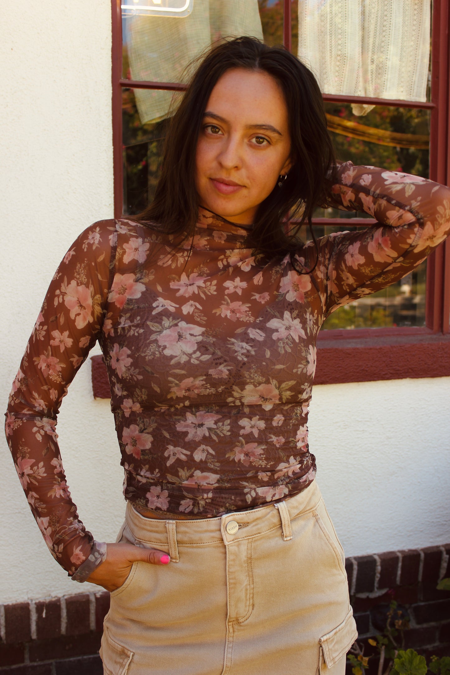 Floral Chocolate top