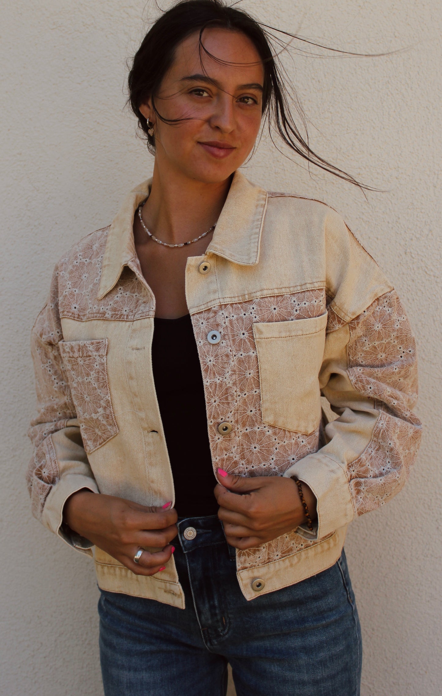 Taupe Button Up Jacket